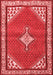 Medallion Red Traditional Area Rugs