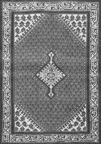 Medallion Gray Traditional Rug, tr4485gry