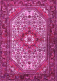 Medallion Pink Traditional Rug, tr4486pnk