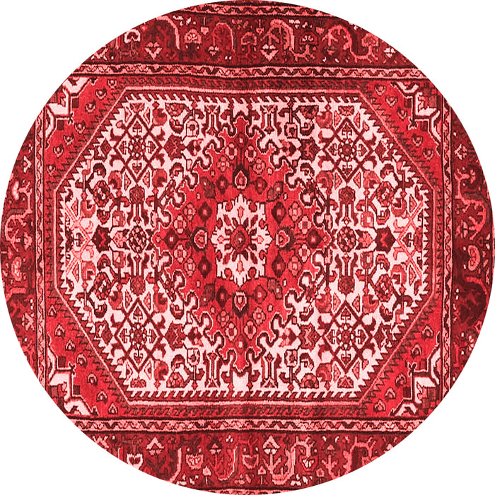 Medallion Red Traditional Rug, tr4486red