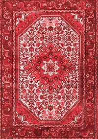 Medallion Red Traditional Rug, tr4486red