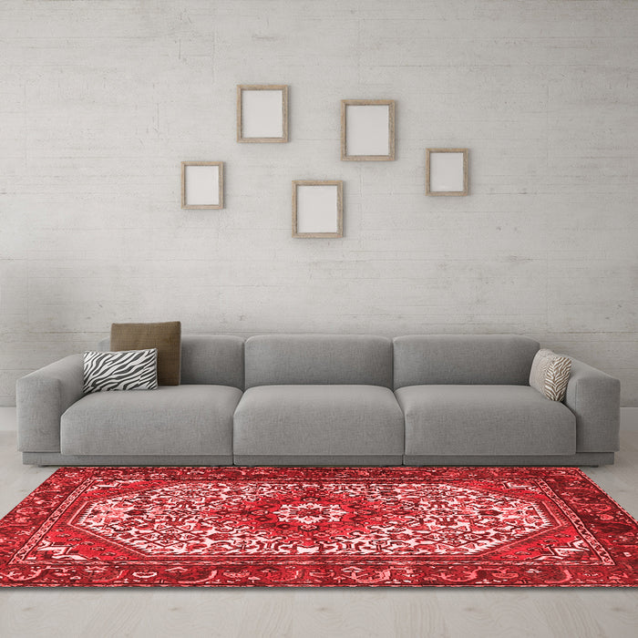 Traditional Red Washable Rugs