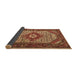 Sideview of Medallion Brown Traditional Rug, tr4486brn