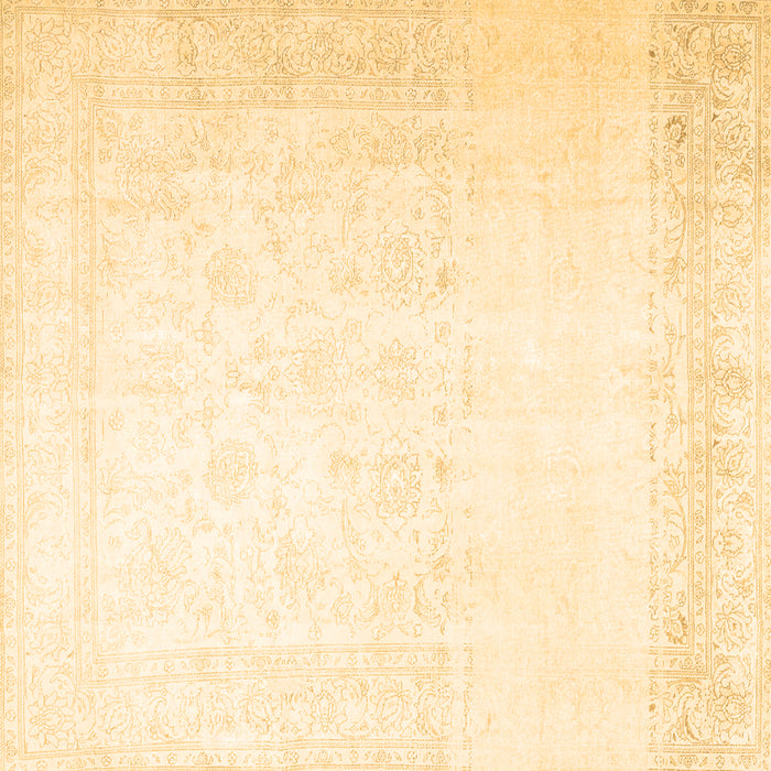 Square Machine Washable Persian Brown Traditional Rug, wshtr4487brn