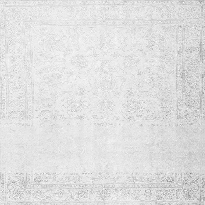 Serging Thickness of Persian Gray Traditional Rug, tr4487gry