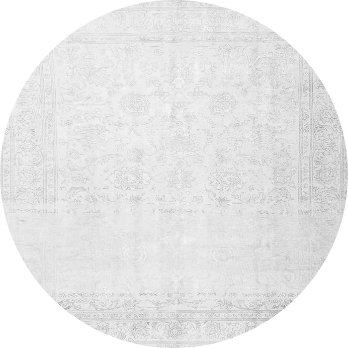 Square Persian Gray Traditional Rug, tr4487gry
