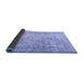 Sideview of Persian Blue Traditional Rug, tr4488blu