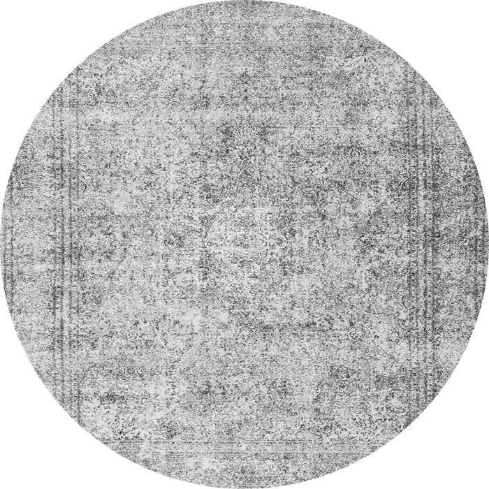 Square Persian Gray Traditional Rug, tr4488gry