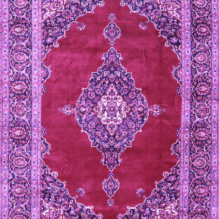 Medallion Purple Traditional Rug, tr4489pur