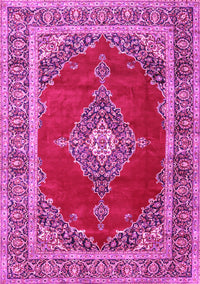 Medallion Pink Traditional Rug, tr4489pnk