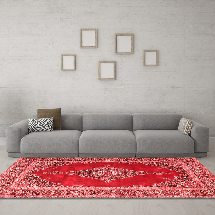 Traditional Red Washable Rugs