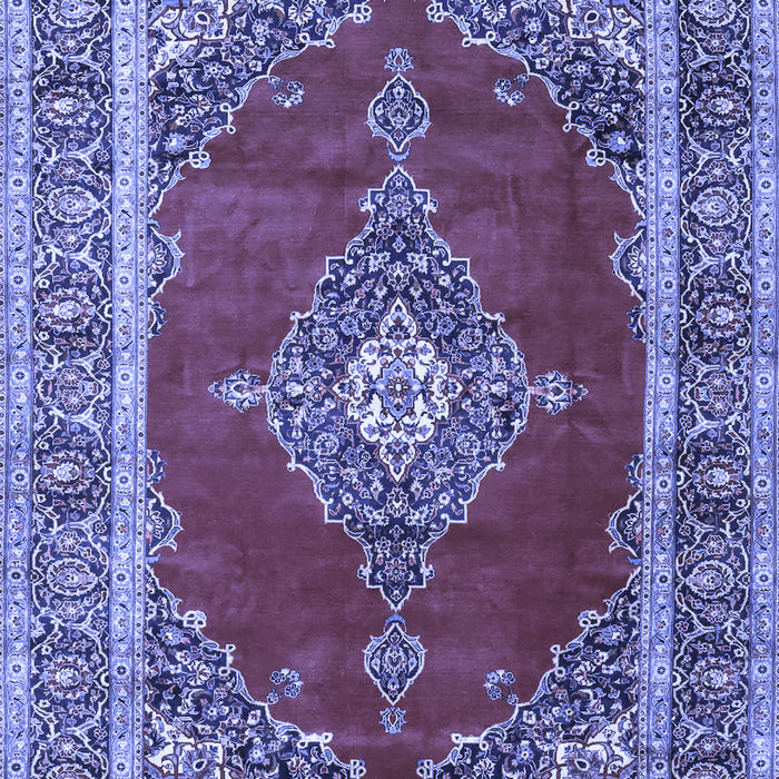 Medallion Blue Traditional Rug, tr4489blu