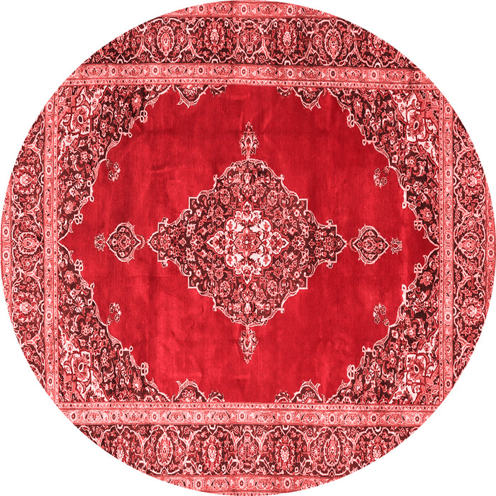 Medallion Red Traditional Rug, tr4489red