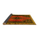 Sideview of Persian Yellow Traditional Rug, tr448yw
