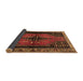 Sideview of Persian Brown Traditional Rug, tr448brn