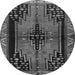 Square Persian Gray Traditional Rug, tr448gry