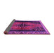 Sideview of Persian Purple Traditional Rug, tr448pur