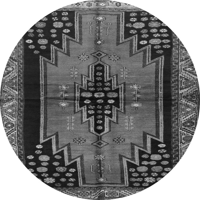 Machine Washable Persian Gray Traditional Rug, wshtr448gry