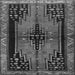 Serging Thickness of Persian Gray Traditional Rug, tr448gry