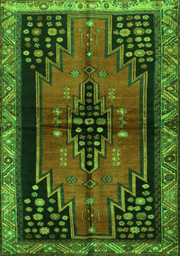 Persian Green Traditional Rug, tr448grn