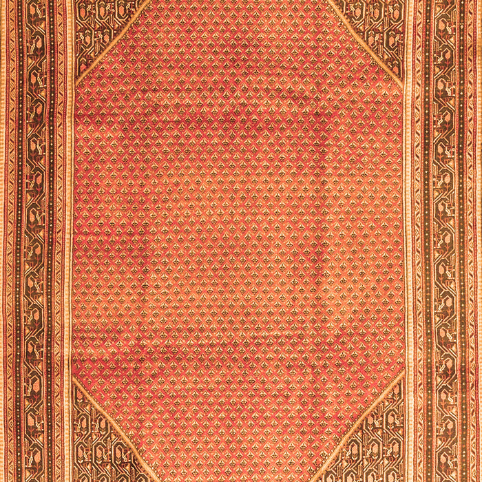 Persian Orange Traditional Rug, tr4491org