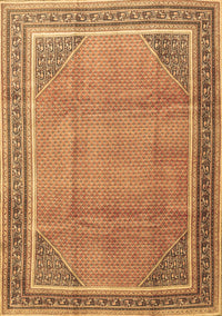 Persian Brown Traditional Rug, tr4491brn