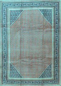 Persian Light Blue Traditional Rug, tr4491lblu