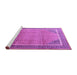 Sideview of Machine Washable Persian Purple Traditional Area Rugs, wshtr4491pur