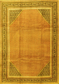 Persian Yellow Traditional Rug, tr4491yw