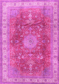 Medallion Pink Traditional Rug, tr4492pnk