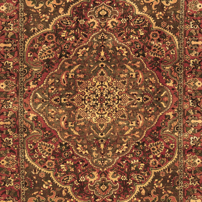 Machine Washable Persian Brown Traditional Rug, wshtr4493brn