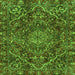 Serging Thickness of Persian Green Traditional Rug, tr4493grn