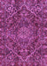 Machine Washable Persian Purple Traditional Area Rugs, wshtr4493pur