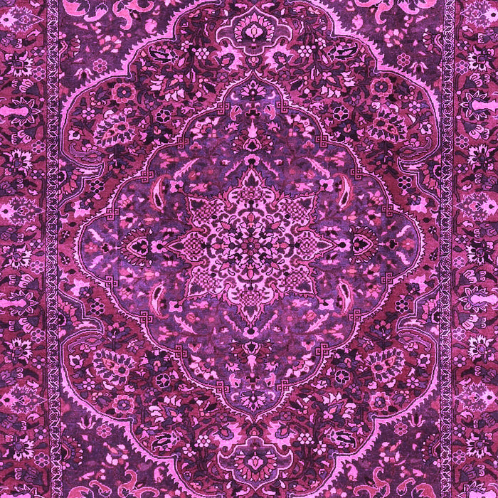 Machine Washable Persian Purple Traditional Area Rugs, wshtr4493pur