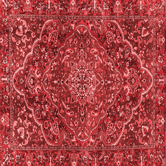 Machine Washable Persian Red Traditional Rug, wshtr4493red
