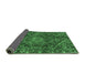 Sideview of Persian Emerald Green Traditional Rug, tr4493emgrn