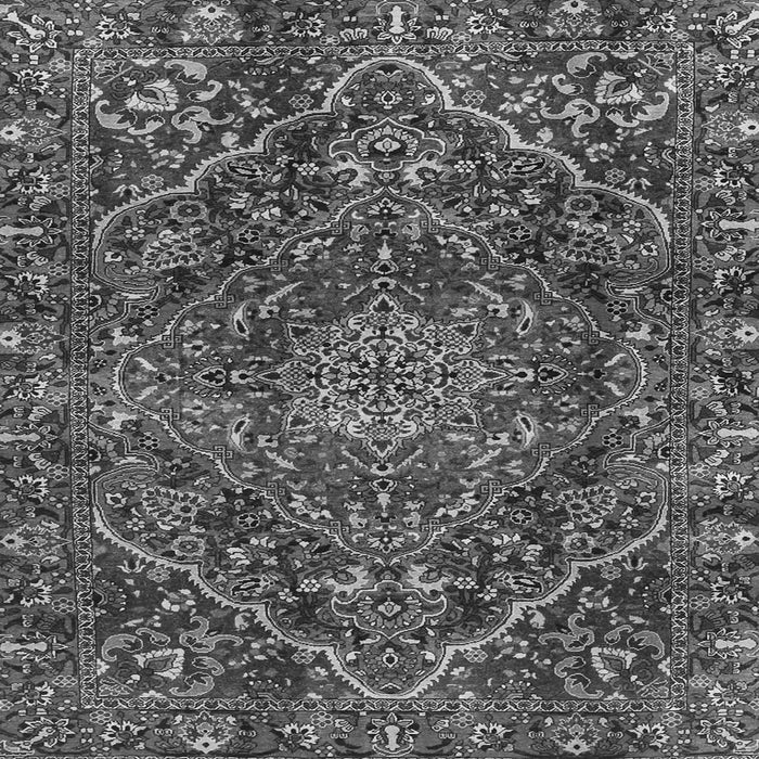 Serging Thickness of Persian Gray Traditional Rug, tr4493gry