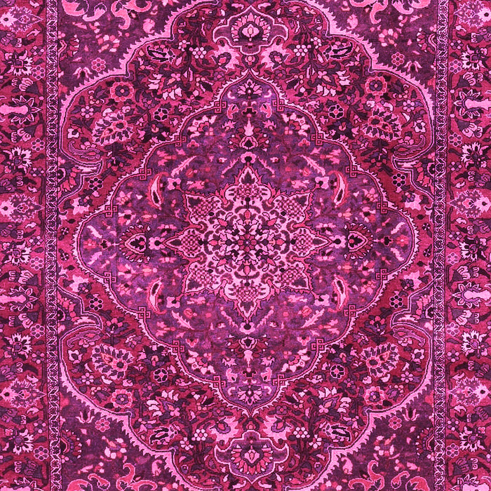 Machine Washable Persian Pink Traditional Rug, wshtr4493pnk