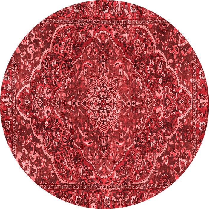 Machine Washable Persian Red Traditional Rug, wshtr4493red
