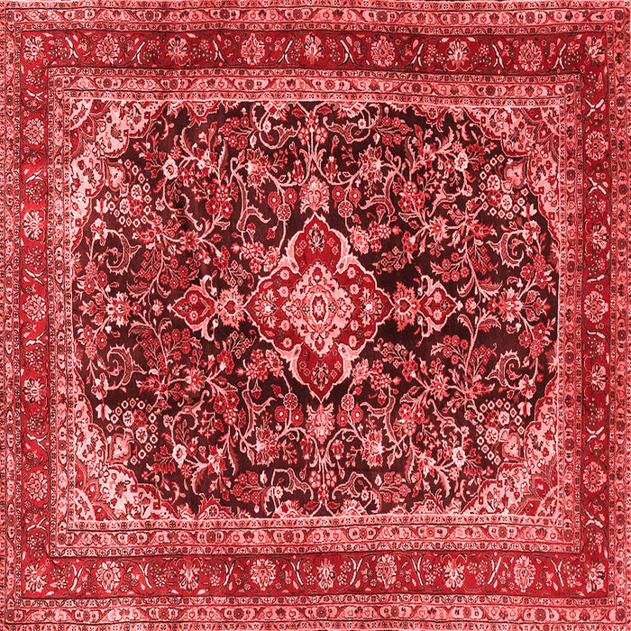 Machine Washable Persian Red Traditional Rug, wshtr4494red