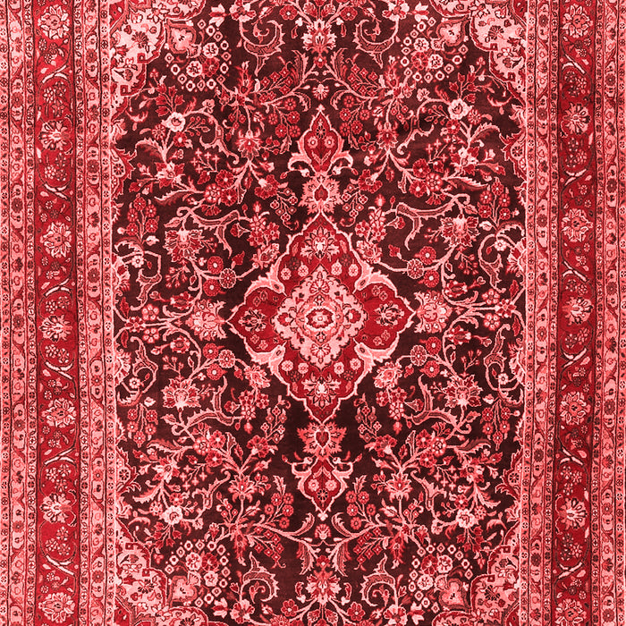 Machine Washable Persian Red Traditional Rug, wshtr4494red