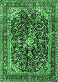 Persian Emerald Green Traditional Rug, tr4494emgrn