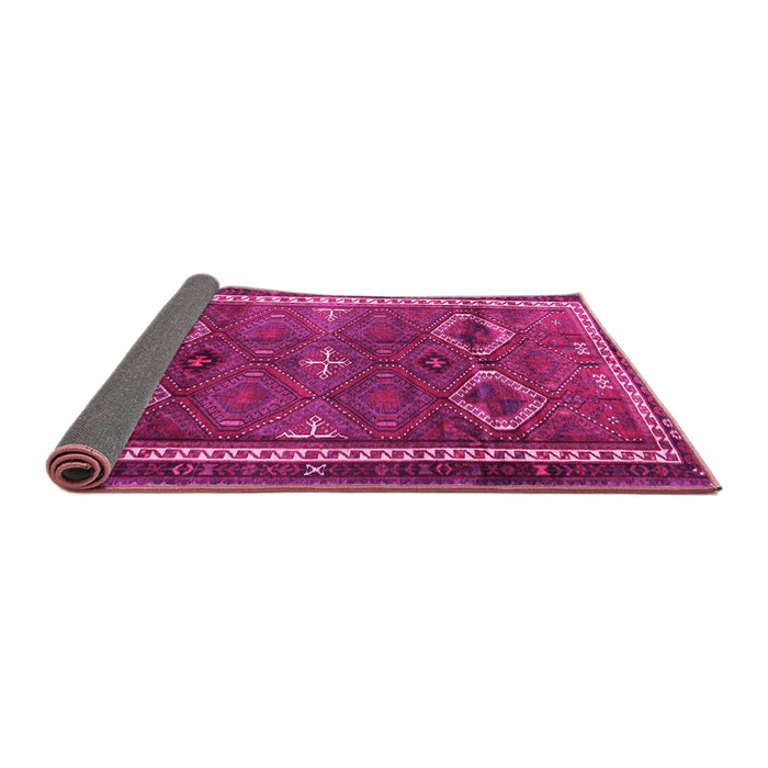 Sideview of Persian Pink Traditional Rug, tr4495pnk