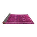 Sideview of Persian Pink Traditional Rug, tr4495pnk