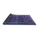 Sideview of Persian Blue Traditional Rug, tr4495blu