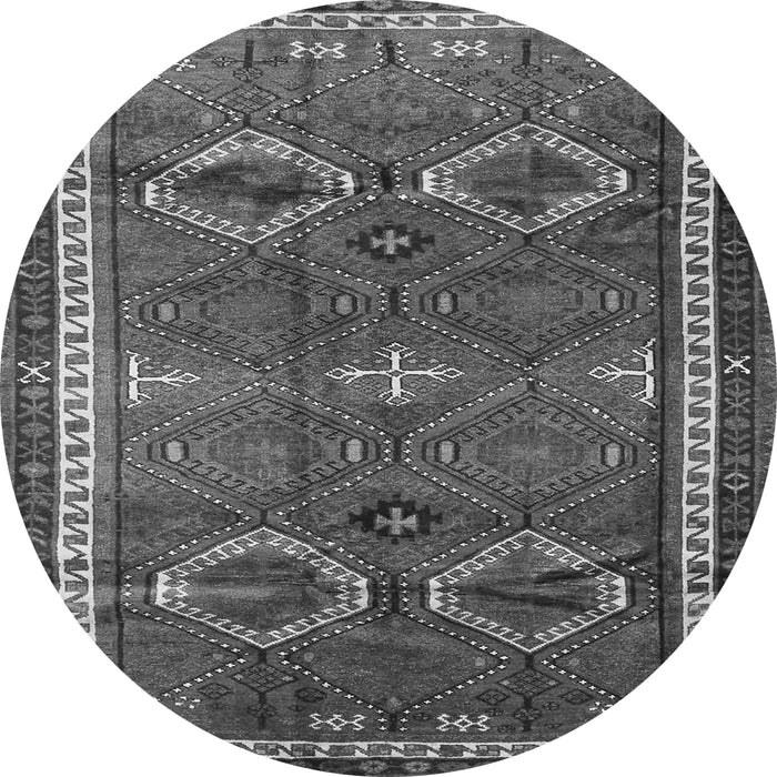 Square Persian Gray Traditional Rug, tr4495gry