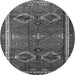 Square Persian Gray Traditional Rug, tr4495gry