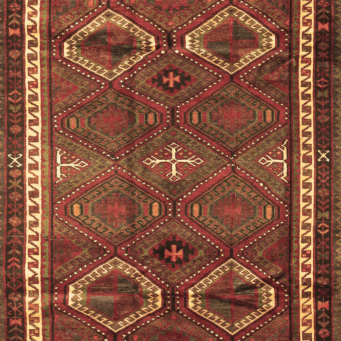 Machine Washable Persian Brown Traditional Rug, wshtr4495brn
