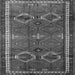 Serging Thickness of Persian Gray Traditional Rug, tr4495gry