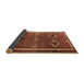 Sideview of Persian Brown Traditional Rug, tr4495brn